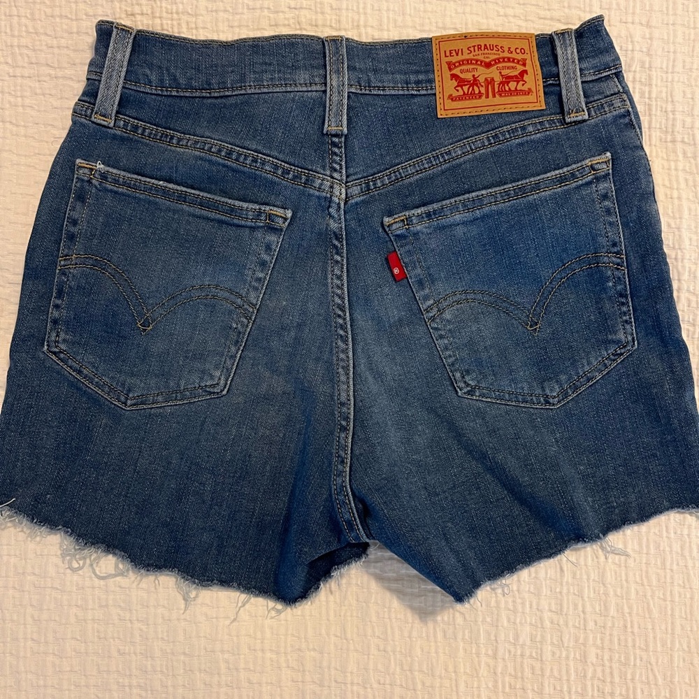 Levi’s High Rise Stretch Shorts